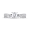 Thumbnail Image 2 of Princess-Cut Diamond Bridal Set 1 ct tw 18K White Gold