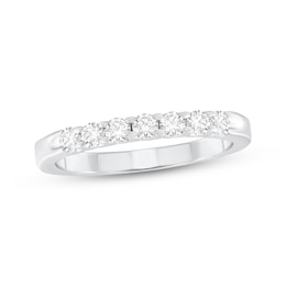 Diamond Seven-Stone Anniversary Ring 1/2 ct tw Platinum