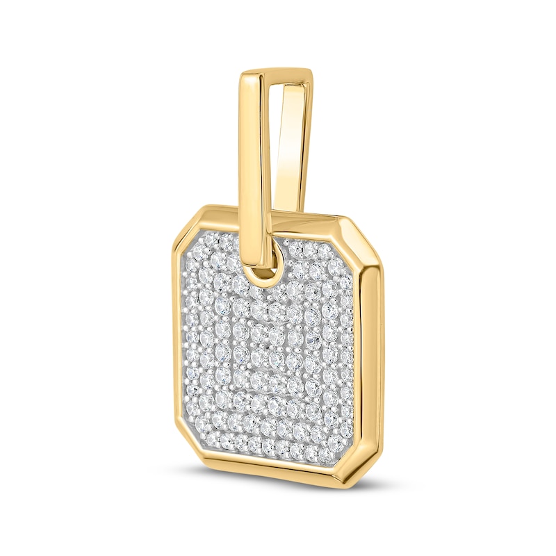 Main Image 2 of Multi-Diamond Polygon Charm 1 ct tw 10K Yellow Gold