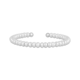 Cultured Pearl Cuff Bracelet Sterling Silver