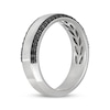 Thumbnail Image 4 of Neil Lane Men's Black Diamond Band 1/2 ct tw 14K White Gold