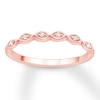 Thumbnail Image 1 of Diamond Wedding Band 1/20 ct tw Round-cut 10K Rose Gold