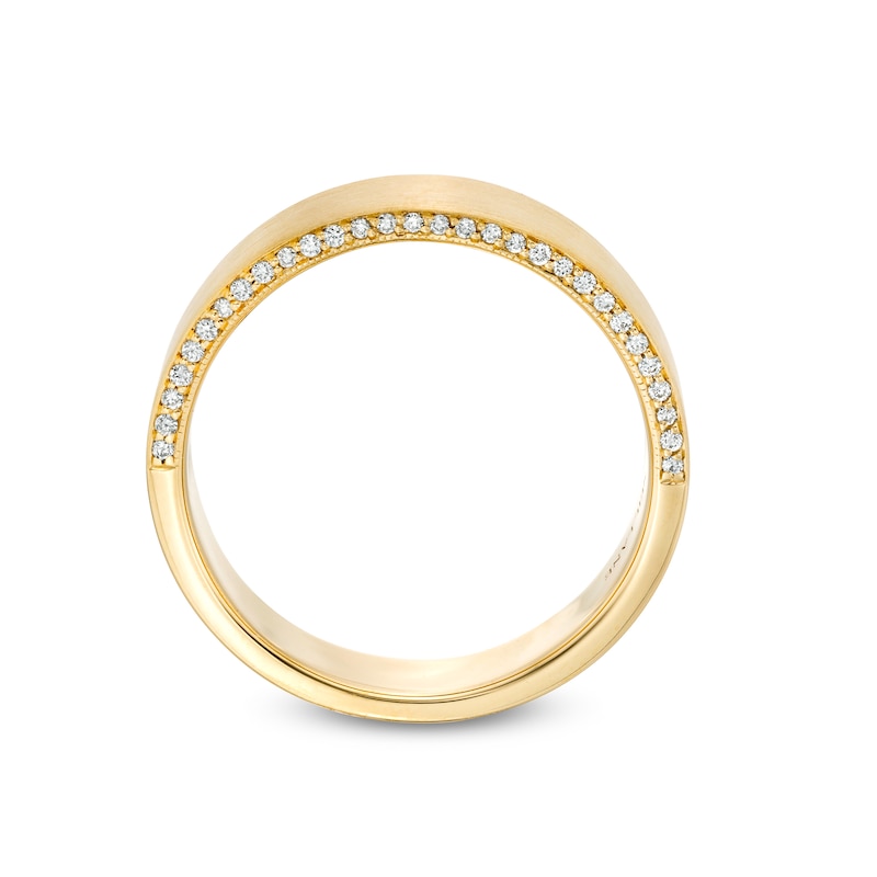 Main Image 2 of Neil Lane Men's Diamond Wedding Band 1/5 ct tw 14K Yellow Gold