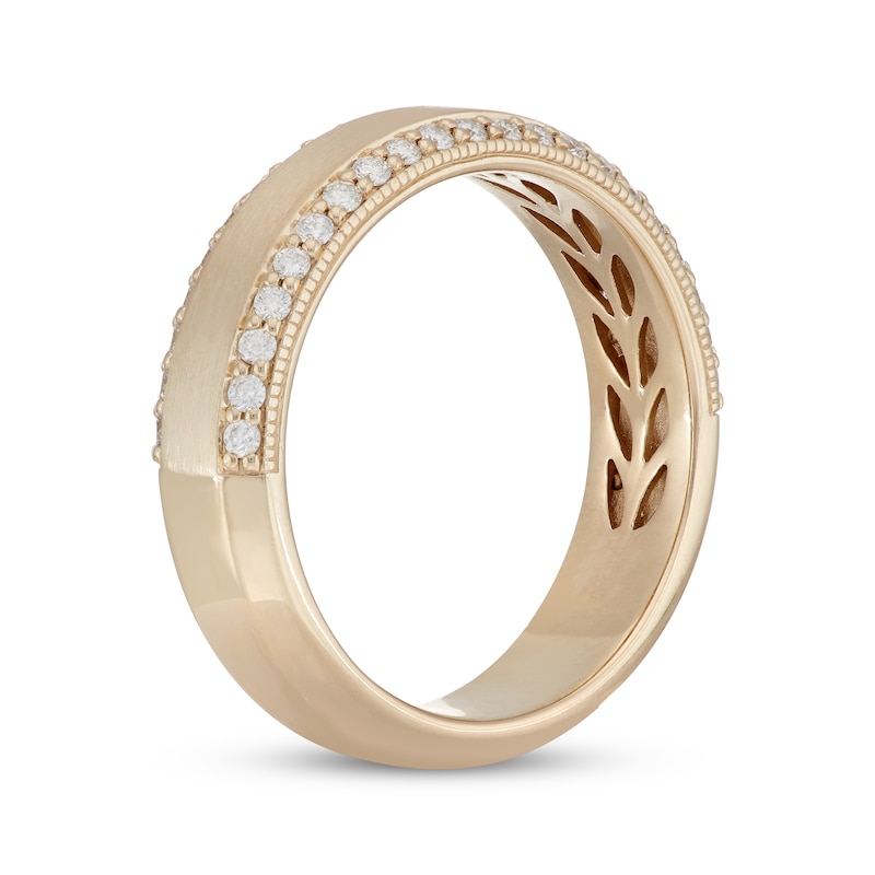 Main Image 2 of Neil Lane Men's Diamond Wedding Band 1/2 ct tw 14K Yellow Gold