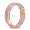 Thumbnail Image 2 of Neil Lane Men's Diamond Wedding Band 1/2 ct tw 14K Rose Gold