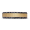 Thumbnail Image 3 of Neil Lane Men's Black Diamond Wedding Band 1/2 ct tw 14K Yellow Gold