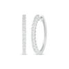 Thumbnail Image 1 of Diamond Hoop Earrings 1/10 ct tw Sterling Silver