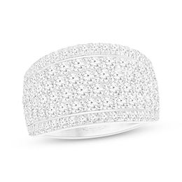 Lab-Grown Diamonds by KAY Multi-Row Ring 2 ct tw 14K White Gold