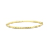 Thumbnail Image 0 of Diamond-Cut Patterned Bangle Bracelet 4mm 10K Yellow Gold