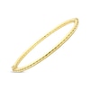 Thumbnail Image 1 of Diamond-Cut Patterned Bangle Bracelet 4mm 10K Yellow Gold