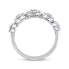 Thumbnail Image 3 of Baguette & Round-Cut Diamond Anniversary Band 1/2 ct tw 10K White Gold