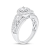 Thumbnail Image 2 of Round-Cut Diamond Three-Stone Engagement Ring 1 ct tw 14K White Gold