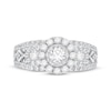 Thumbnail Image 2 of Round-Cut Diamond Three-Stone Engagement Ring 1 ct tw 14K White Gold