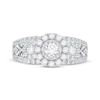 Thumbnail Image 3 of Round-Cut Diamond Three-Stone Engagement Ring 1 ct tw 14K White Gold