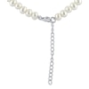 Thumbnail Image 3 of Cultured Pearl Strand & Link Necklace Sterling Silver 18"