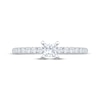 Thumbnail Image 2 of Princess-Cut Diamond Engagement Ring 1/2 ct tw 14K White Gold