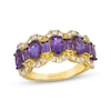 Thumbnail Image 0 of Le Vian Oval & Baguette-Cut Amethyst Ring 5/8 ct tw Diamonds 14K Honey Gold