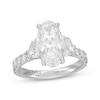 Thumbnail Image 1 of Neil Lane Artistry Heritage Oval-Cut Lab-Grown Diamond Engagement Ring 4-3/8 ct tw Platinum