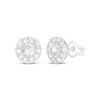 Thumbnail Image 1 of Lab-Grown Diamonds by KAY Halo Stud Earrings 2 ct tw 10K White Gold