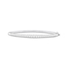 Thumbnail Image 1 of Diamond Graduated Bangle Bracelet 1 ct tw 14K White Gold 7&quot;