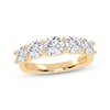 Thumbnail Image 1 of Lab-Grown Diamonds by KAY Graduated Five-Stone Anniversary Ring 2 ct tw 14K Yellow Gold