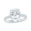 Thumbnail Image 1 of Lab-Grown Diamonds by KAY Round-Cut Engagement Ring 3-3/8 ct tw 14K White Gold