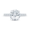 Thumbnail Image 3 of Lab-Grown Diamonds by KAY Round-Cut Engagement Ring 3-3/8 ct tw 14K White Gold