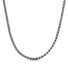 Thumbnail Image 1 of Men's Hollow Antique-Finish Rope Chain Necklace 5mm Stainless Steel 20&quot;