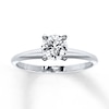 Thumbnail Image 1 of Certified Diamond Ring 3/4 carat Round-Cut 14K White Gold (I/I1)