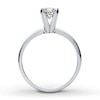 Thumbnail Image 2 of Certified Diamond Ring 3/4 carat Round-Cut 14K White Gold (I/I1)