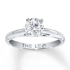 Thumbnail Image 1 of THE LEO Diamond Artisan Ring 1 ct tw Round-cut 14K White Gold