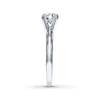 Thumbnail Image 3 of THE LEO Diamond Artisan Ring 1 ct tw Round-cut 14K White Gold