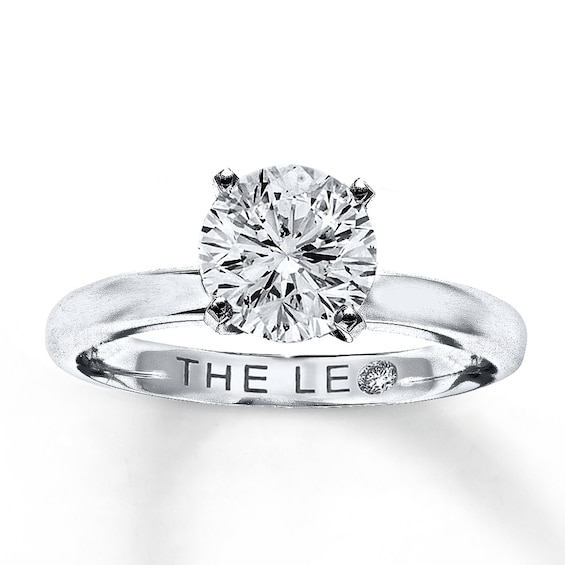 THE LEO Diamond Artisan Ring 1 ct tw Round-cut 14K White Gold