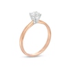 Thumbnail Image 3 of Solitaire Engagement Ring 1/2 Carat Diamond 14K Rose Gold (I/I2)