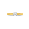 Thumbnail Image 3 of Diamond Solitaire Ring 1/4 carat Round-cut 14K Yellow Gold (J/I2)