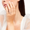 Thumbnail Image 1 of Diamond Solitaire Ring 1/2 carat Princess-cut 14K White Gold (J/I2)