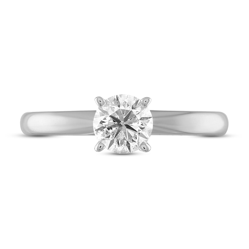 Diamond Solitaire Ring 3/4 carat Round-cut 14K White Gold (J/I2)