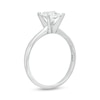 Thumbnail Image 3 of Diamond Solitaire Ring 1 carat Princess-cut 14K White Gold (J/I1)