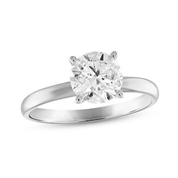 Diamond Solitaire Engagement Ring 1-1/4 ct tw Round-cut 10K White Gold (I/I3)
