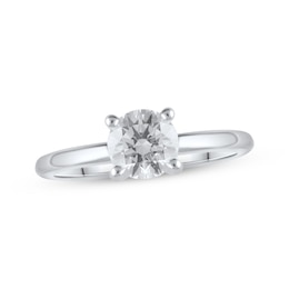 Lab-Created Diamonds by KAY Solitaire Ring 1 ct tw Round-cut 14K White Gold (F/VS2)