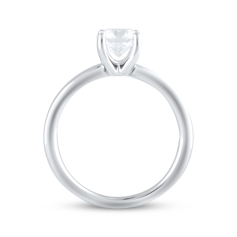 Lab-Grown Diamonds by KAY Solitaire Ring 1 ct tw Round-cut 14K White Gold (F/VS2)