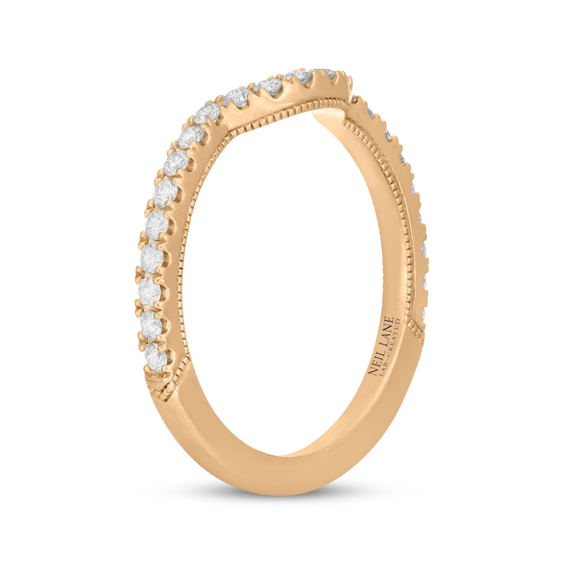 Main Image 2 of Neil Lane Artistry Lab-Grown Diamond Contour Wedding Band 1/3 ct tw 14K Yellow Gold