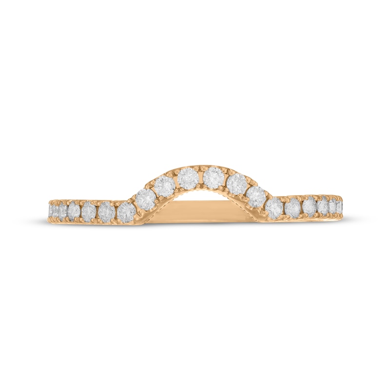 Main Image 3 of Neil Lane Artistry Lab-Grown Diamond Contour Wedding Band 1/3 ct tw 14K Yellow Gold