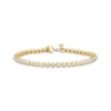 Thumbnail Image 0 of Lab-Grown Diamonds by KAY Line Bracelet 2 ct tw 14K Yellow Gold 7.25"