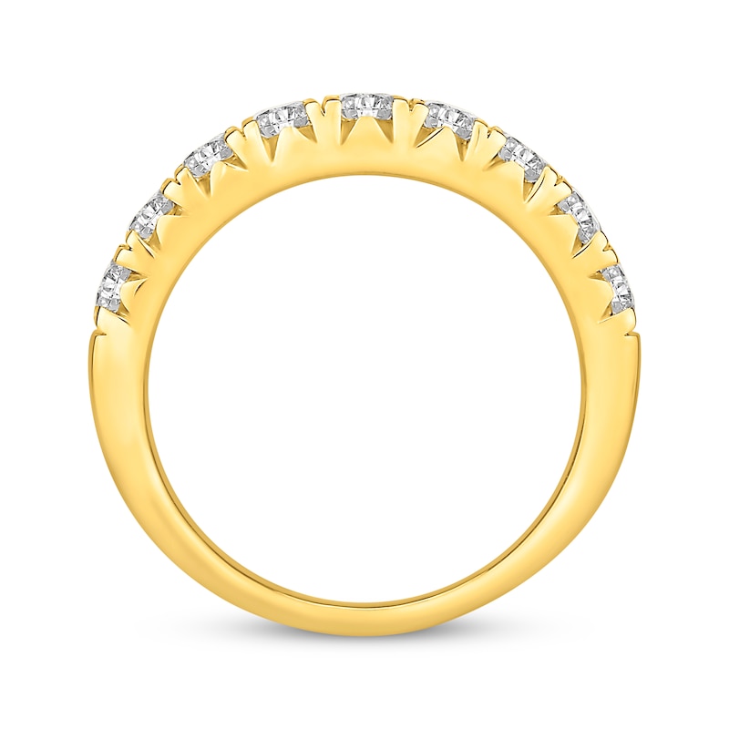 Main Image 3 of Diamond Anniversary Band 1 ct tw 10K Yellow Gold