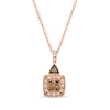 Thumbnail Image 1 of Le Vian Diamond Necklace 1/4 ct tw 14K Strawberry Gold 20&quot;