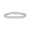 Thumbnail Image 0 of Diamond S-Link Bracelet 1 ct tw Sterling Silver 7.25"