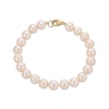 Thumbnail Image 1 of Men's Cultured Pearl Strand Bracelet 9.3mm 14K Yellow Gold 8.5&quot;