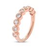 Thumbnail Image 1 of THE LEO First Light Diamond Bezel Anniversary Ring 3/4 ct tw 14K Rose Gold