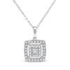 Thumbnail Image 2 of Diamond Earrings & Necklace Gift Set 3/8 ct tw Sterling Silver